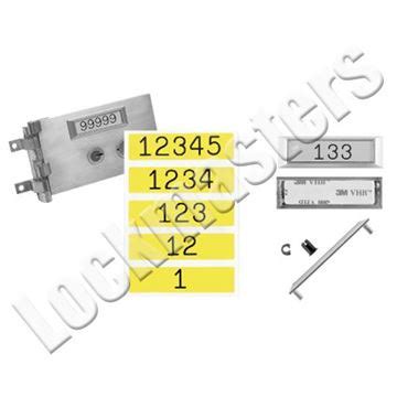 adhesive engraved metal safe deposit box number plate|Diebold Safe Deposit Box Adhesive Number Plates.